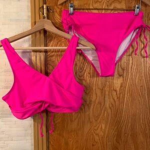 Bold Pink Women's Bikini Set